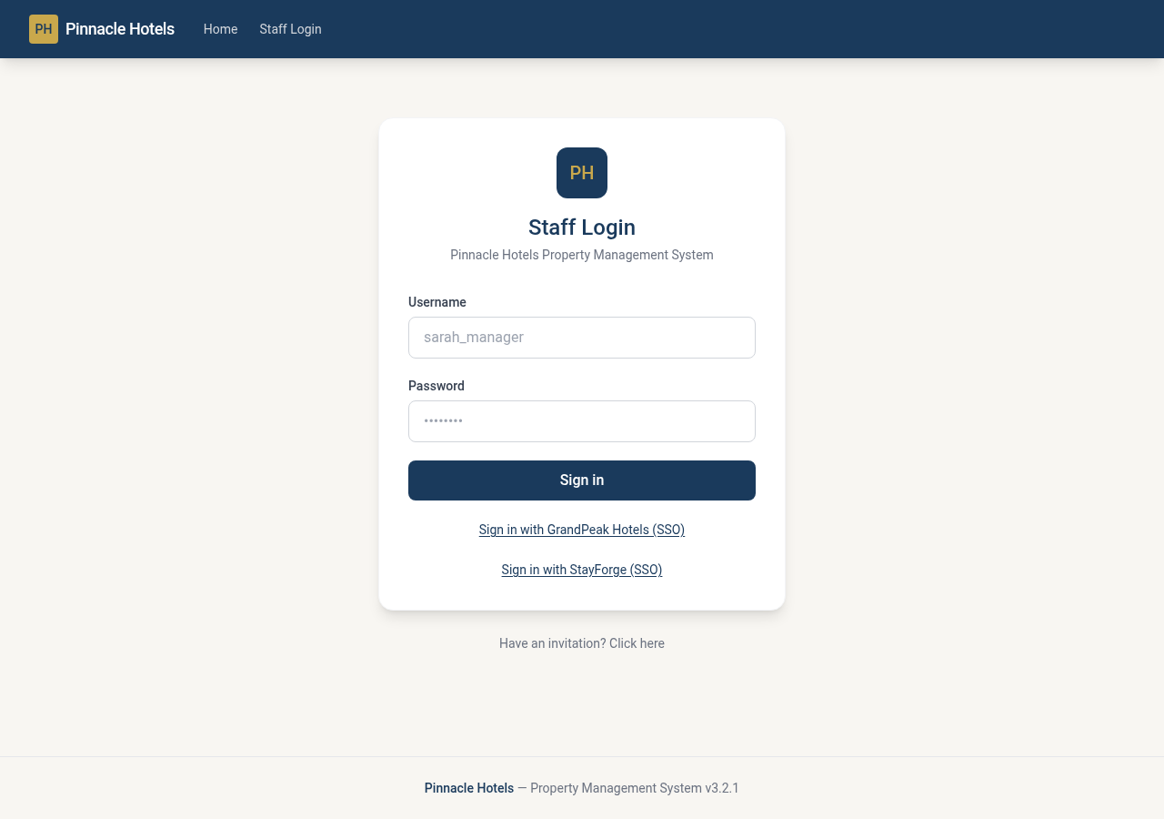 Login page with ReturnUrl redirect parameter